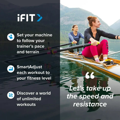 ProForm Pro R10; Rower with 10” Touchscreen and SpaceSaver Design
