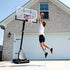 Spalding 54 In. Shatter-proof Polycarbonate Exacta height® Portable Basketball Hoop System