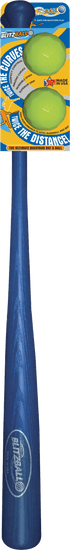 Blitzball Plastic Bat And Ball Combo Set (2 Balls)