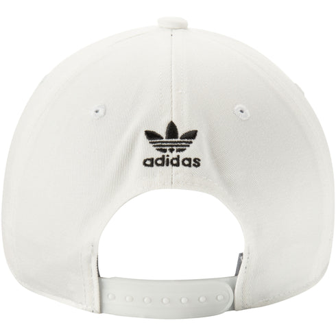 Adidas White Icon Precurve Adjustable Snapback Hat - OSFA