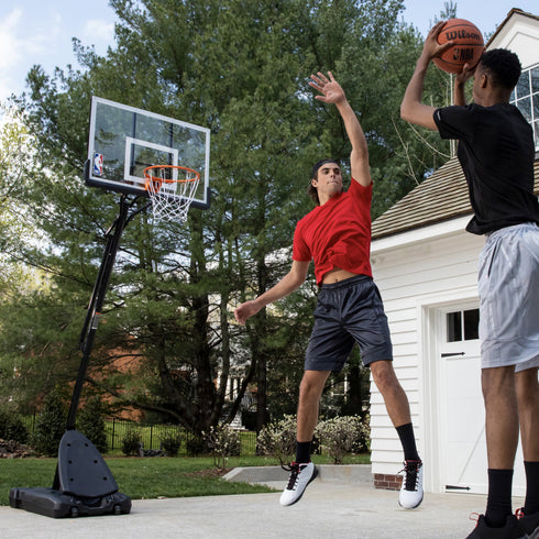 NBA 50" Portable Basketball Hoop with Polycarbonate Backboard