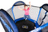 Bounce Pro 7-Foot My First Trampoline Hexagon (Ages 3-10) for Kids, Blue/Green