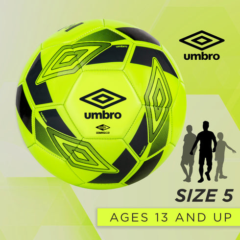 Umbro Ceramica 2.0 Size 5 Youth and Beginner Soccer Ball, Yellow