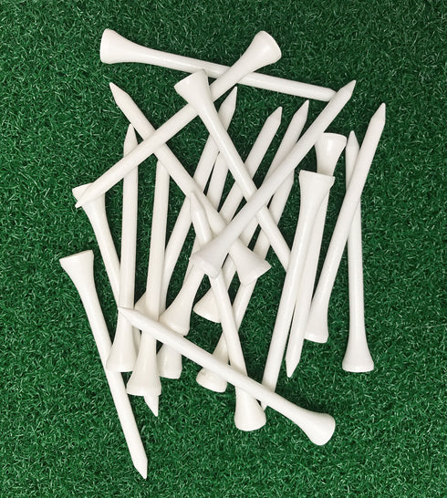 Pride Sports 3-1/4" White Wood Golf Tees, 90 count