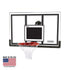 Lifetime 54 In. Shatterproof Backboard and Rim Basketball Combo, 71526