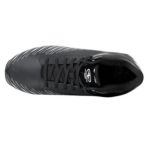 Athletic Works Youth Boys Football Cleats, Black Kids Size 1