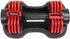 Elevens 50 Lb. Adjustable Dumbbells - Fast Adjusting Dial Weights - Workout Exercise, Strength Training and Fitness at Home Gym for Men and Women - Easy Removable Plates, Tray