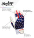 Rawlings X Guardian Baseball 5150 Adult Batting Gloves American Flag Stars & Stripes, Small