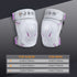 JBM BMX Knee and Elbow Pads with Wrist Guards Elbow and Knee Pads Adult Skateboard Pads Adult Elbow Knee Pads