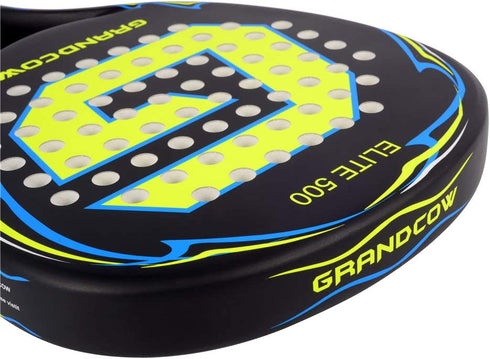 GRANDCOW Tennis Paddle Racket Padel Carbon Fiber Surface with EVA Memory Flex Foam Core