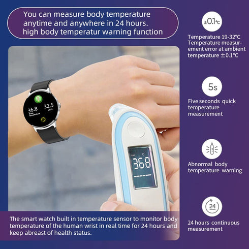 OYG Smart Watch Fitness Tracker with Heart Rate Blood Pressure Blood Oxygen Spo2 Blood Glucose Sleep Monitor 20 Workout Modes