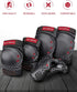 Dark Lightning Adult/Youth/Junior Knee Pads Elbow Pads Wrist Guards 3 in 1 Protective Gear