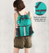 BeeGreen Drawstring Backpack Bag with Shoe Compartment String Cinch Sackpack for Unisex