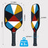 OVISBAI Pickleball Paddles Set of 2 Fiberglass Surface Paddleswith 4 Pickleball Balls, 2 Racquets, 2 Pickleball Ball Retriever, 1 Carry Bag