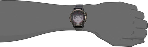Garmin fēnix 5, Premium and Rugged Multisport GPS Smartwatch, Slate Gray/Black Band, 47 MM