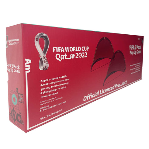 FIFA World Cup 2PK 3.5ft x 2.6ft Pop Up Soccer Goals