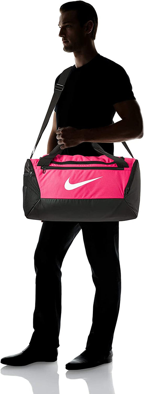 Nike Brasilia Small Duffel-9.0, Black/Black/White, One Size