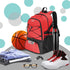 WOLT | Basketball Backpack Large Sports Bag with Separate Ball holder & Shoes compartment, Best for Basketball, Soccer, Volleyball, Swim, Gym, Travel