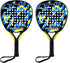 GRANDCOW Tennis Paddle Racket Padel Carbon Fiber Surface with EVA Memory Flex Foam Core