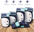 Dark Lightning Adult/Youth/Junior Knee Pads Elbow Pads Wrist Guards 3 in 1 Protective Gear