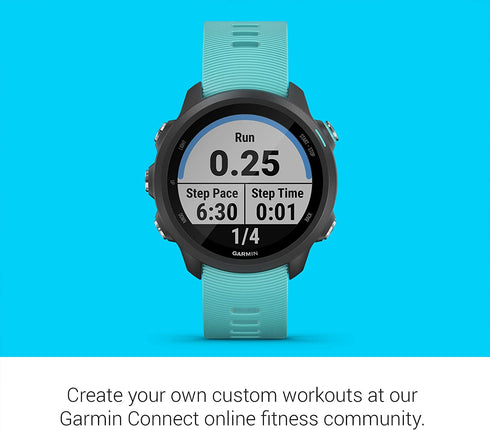 Garmin Forerunner 245 Music, GPS Running Smartwatch with Music and Advanced Dynamics, Black