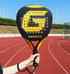 GRANDCOW Tennis Paddle Racket Padel Carbon Fiber Surface with EVA Memory Flex Foam Core