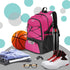 WOLT | Basketball Backpack Large Sports Bag with Separate Ball holder & Shoes compartment, Best for Basketball, Soccer, Volleyball, Swim, Gym, Travel