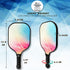 HitsX Pickleball Paddles, Graphite Pickleball Paddles Set of 2 Pickleball Racquet 4 Balls 1 Portable Bag