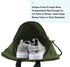 BeeGreen Drawstring Backpack Bag with Shoe Compartment String Cinch Sackpack for Unisex