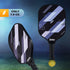 ZELUS Pickleball Paddles Set of 2, Pickleball Set with Carbon Fiber Paddles and 4 Indoor Outdoor Pickleball Balls