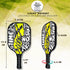 HitsX Pickleball Paddles, Graphite Pickleball Paddles Set of 2 Pickleball Racquet 4 Balls 1 Portable Bag