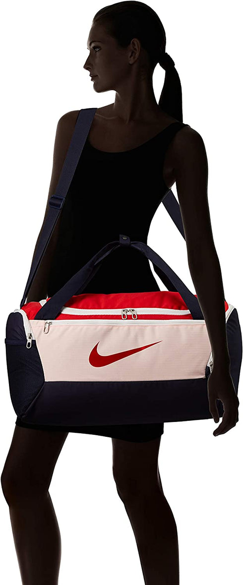 Nike Brasilia Small Duffel-9.0, Black/Black/White, One Size