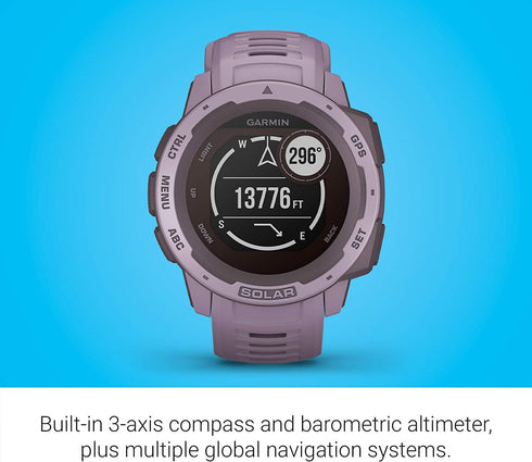 Garmin Instinct Solar, Rugged Outdoor Smartwatch with Solar Charging Capabilities, Built-in Sports Apps and Health Monitoring