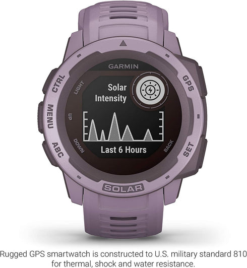 Garmin Instinct Solar, Rugged Outdoor Smartwatch with Solar Charging Capabilities, Built-in Sports Apps and Health Monitoring