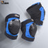 JBM Adult/Child Knee Pads Elbow Pads Wrist Guards 3 in 1 Protective Gear Set for Multi Sports Skateboarding Inline Roller Skating Cycling