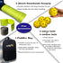 HitsX Pickleball Paddles, Graphite Pickleball Paddles Set of 2 Pickleball Racquet 4 Balls 1 Portable Bag