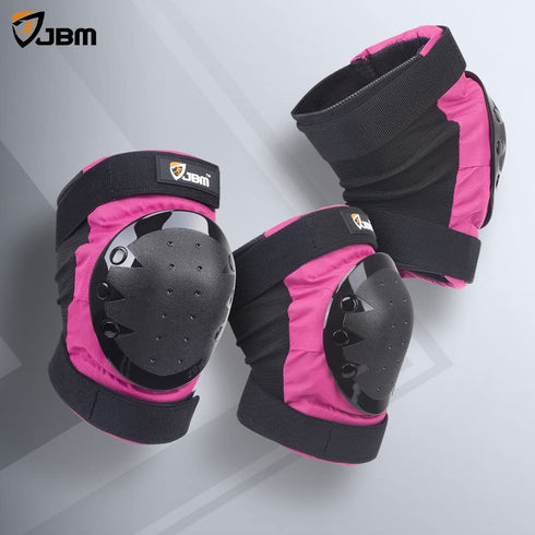 JBM Adult/Child Knee Pads Elbow Pads Wrist Guards 3 in 1 Protective Gear Set for Multi Sports Skateboarding Inline Roller Skating Cycling