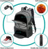 WOLT | Basketball Backpack Large Sports Bag with Separate Ball holder & Shoes compartment, Best for Basketball, Soccer, Volleyball, Swim, Gym, Travel