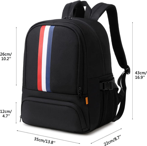 G-FAVOR Soccer Bag, Soccer Backpack with Ball Compartment for Boys and Girls Fits Basketball Volleyball, Sports Equipment Bags for School Outdoor Camping