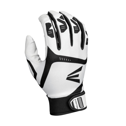 EASTON GAMETIME Batting Gloves, Pair, Youth / Kids, TBall, White / Black