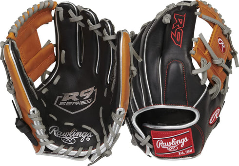 Rawlings | R9 Youth PRO Taper Baseball Glove Series | Multiple Styles