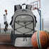 WOLT | Basketball Backpack Large Sports Bag with Separate Ball holder & Shoes compartment, Best for Basketball, Soccer, Volleyball, Swim, Gym, Travel