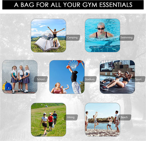 BeeGreen Beach Bag Folding Into Pouch Boxing Equipment Mesh Backpack Drawstring Backpack for Kids Swimming Pool Sports