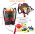 BeeGreen Beach Bag Folding Into Pouch Boxing Equipment Mesh Backpack Drawstring Backpack for Kids Swimming Pool Sports