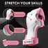 SKATEWIZ Skateboard Protective Gear Set Elbow Pads Roller Derby and Knee Pads Skating
