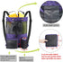 BeeGreen Beach Bag Folding Into Pouch Boxing Equipment Mesh Backpack Drawstring Backpack for Kids Swimming Pool Sports