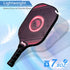 PHYSIZZ Pickleball Paddles Set of 2, Lightweight Graphite Surface Honeycomb Core Pickleball Rackets with 4 Pickleball Balls