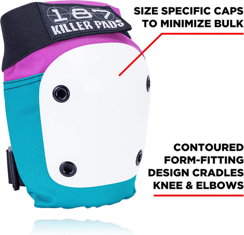 187 Killer Pads Skateboarding Knee Pads, Elbow Pads, and Wrist Guards