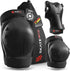 SKATEWIZ Skateboard Protective Gear Set Elbow Pads Roller Derby and Knee Pads Skating