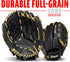Franklin Sports ProFlex Baseball Softball Glove - Baseball + Fastpitch Softball Outfield Mitt - Left Handed Throw